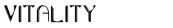 Vitality font
