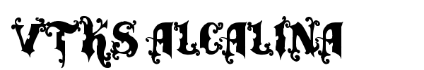 VTKS Alcalina font