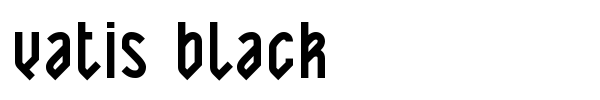 Yatis Black font