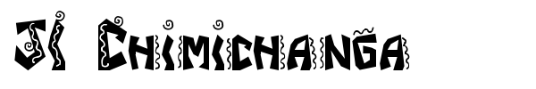 JI Chimichanga font