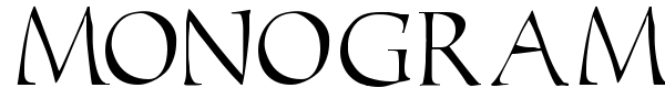 Monograms Toolbox font