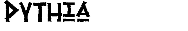 Pythia font