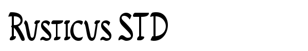 Rusticus STD font