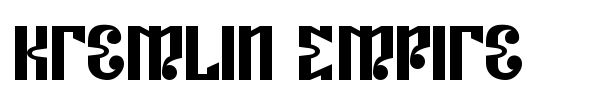 Kremlin Empire font