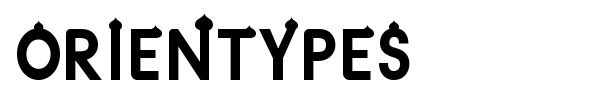 Orientypes font