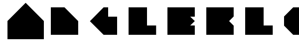 Angleblock font