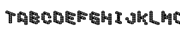 Demon Cubic Block Font font
