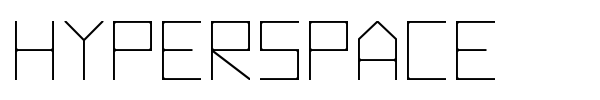Hyperspace font