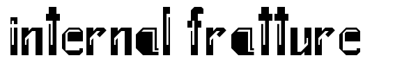Internal Fratture font