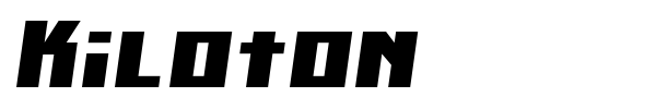 Kiloton font