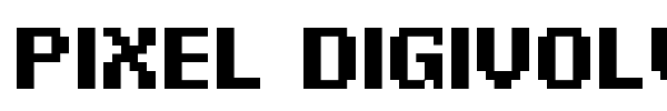 Pixel Digivolve font