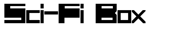 Sci-Fi Box font