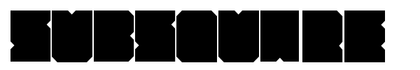 SubSquare font