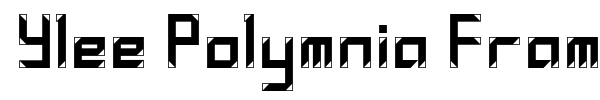 Ylee Polymnia Framed font