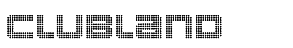 Clubland font