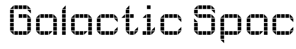 Galactic Spaceport font