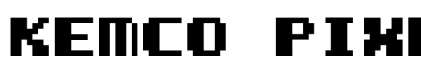 Kemco Pixel font