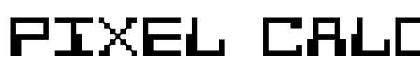 Pixel Calculon font