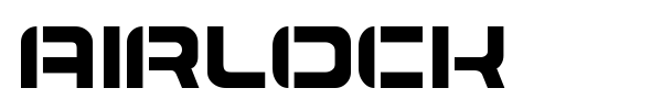 Airlock font