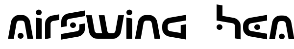 Airswing  Headline font