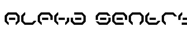 Alpha Sentry font