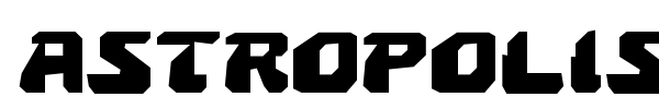 Astropolis font