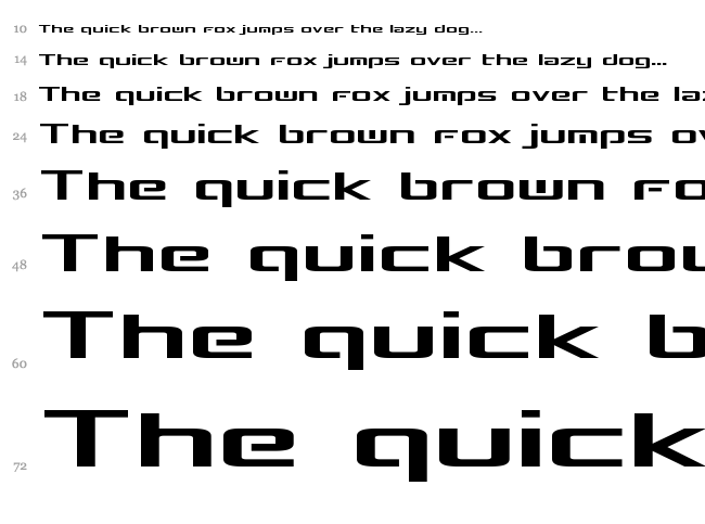 Concielian Break font waterfall