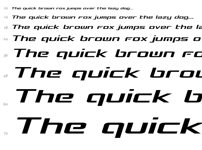 Concielian Break font waterfall