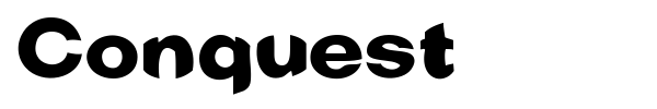 Conquest font