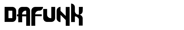 Dafunk font preview
