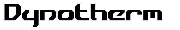 Dynotherm font
