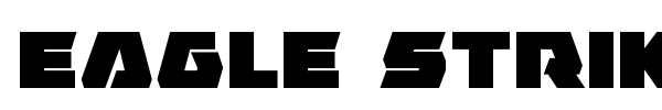 Eagle Strike font preview
