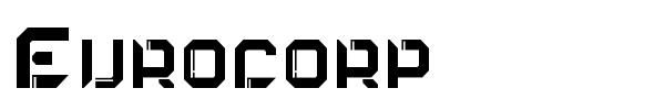 Eurocorp font