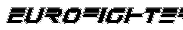 Eurofighter font preview
