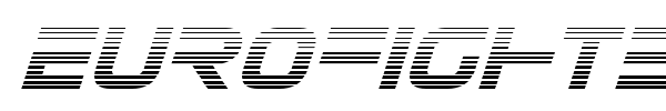 Eurofighter font preview