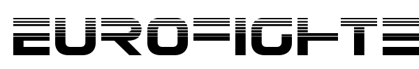 Eurofighter font preview
