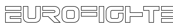 Eurofighter font preview