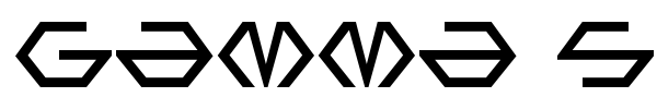 Gamma Sentry font