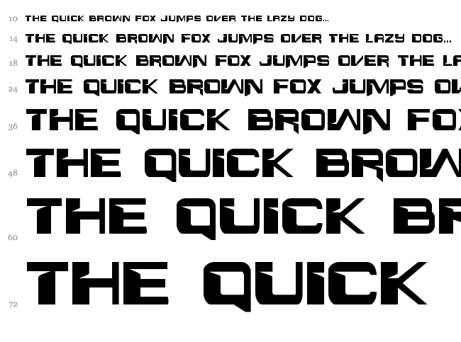 Interdiction font waterfall