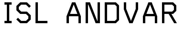 ISL Andvari font