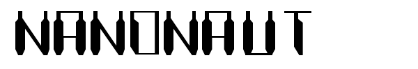 Nanonaut font