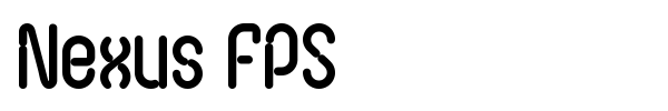 Nexus FPS font
