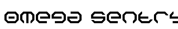 Omega Sentry font