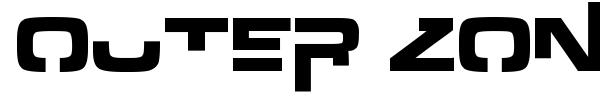 Outer Zone font
