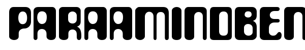 ParaAminobenzoic font