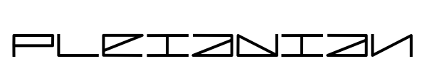 Pleiadian font