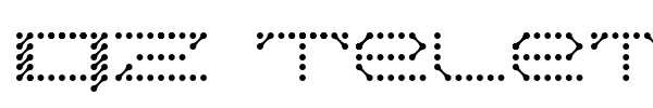 QZ Teletype II font