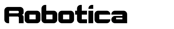 Robotica font