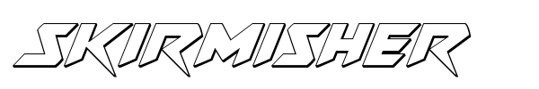 Skirmisher font preview