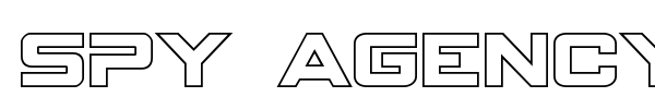 Spy Agency font preview